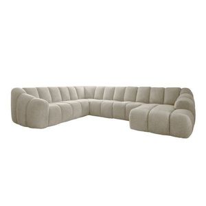 Béžová rohová pohovka (levý roh/do "U") Shell – Miuform obraz