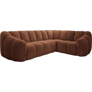 Rohová pohovka v terakotové barvě (pravý roh/do L) Shell – Miuform obraz