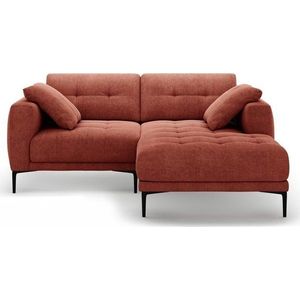 Rohová pohovka v cihlové barvě (pravý roh/s lenoškou) Bemy – Micadoni obraz