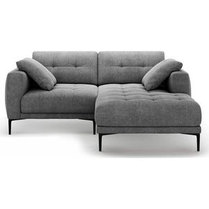 Šedá rohová pohovka (pravý roh/s lenoškou) Bemy – Micadoni obraz