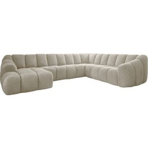 Béžová rohová pohovka (pravý roh/do "U") Shell – Miuform obraz