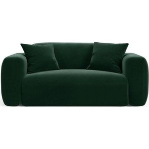 Tmavě zelená sametová pohovka 180 cm Strino – Cosmopolitan Design obraz