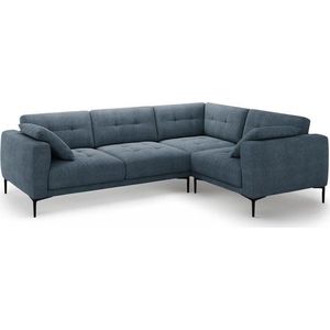 Tmavě modrá rohová pohovka (pravý roh/do L) Bemy – Micadoni obraz