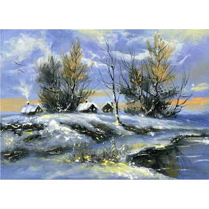 Obraz 70x50 cm Winter – Wallity obraz