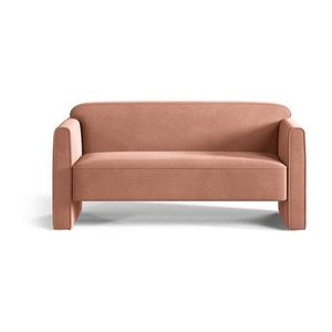 Růžová sametová pohovka 140 cm Abby – Micadoni obraz