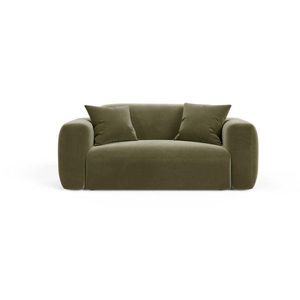 Khaki sametová pohovka 180 cm Strino – Cosmopolitan Design obraz