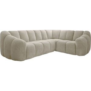 Béžová rohová pohovka (pravý roh/do L) Shell – Miuform obraz