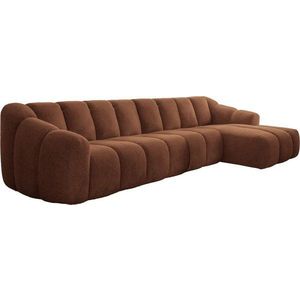 Rohová pohovka v terakotové barvě (pravý roh/s lenoškou) Shell – Miuform obraz