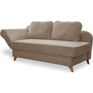 Taupe manšestrová lenoška (levý roh) Chic Charlotte – Miuform obraz