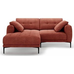 Rohová pohovka v cihlové barvě (levý roh/s lenoškou) Bemy – Micadoni obraz