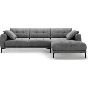 Šedá rohová pohovka (pravý roh/s lenoškou) Bemy – Micadoni obraz