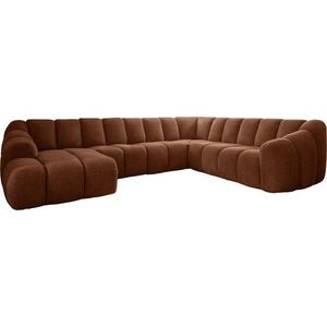 Rohová pohovka v terakotové barvě (pravý roh/do "U") Shell – Miuform obraz