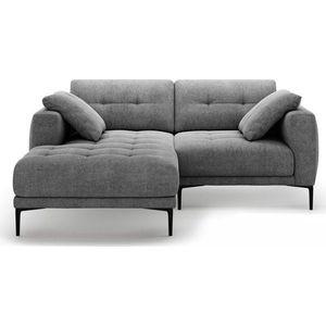 Šedá rohová pohovka (levý roh/s lenoškou) Bemy – Micadoni obraz