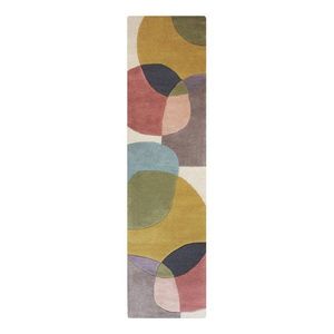 Ručně tkaný vlněný běhoun 60x230 cm Glow Multi – Flair Rugs obraz