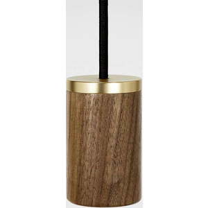 Tmavě hnědé závěsné svítidlo ø 5 cm Knuckle – tala obraz