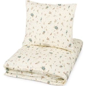 Světle žluté dětské povlečení do postýlky z Bio bavlny 70x100 cm Sea Garden – Cam Cam Copenhagen obraz