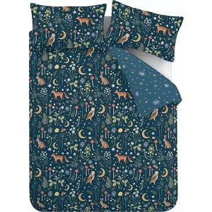 Tmavě modré povlečení na dvoulůžko 200x200 cm Enchanted Twilight – Catherine Lansfield obraz