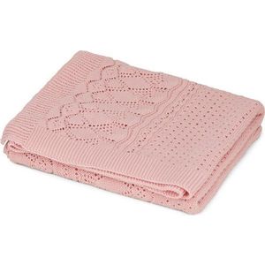 Starorůžová pletená dětská deka z Bio bavlny 80x100 cm Sorbet – Cam Cam Copenhagen obraz