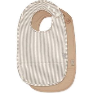 Béžové bryndáky v sadě 2 ks Classic Stripes Camel – Cam Cam Copenhagen obraz