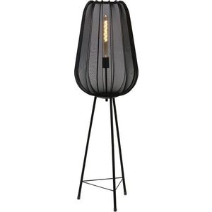 Černá stojací lampa (výška 132 cm) Plumeria – Light & Living obraz