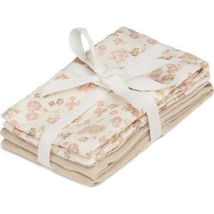 Béžové žínky v sadě 4 ks z Bio bavlny 30x30 cm Augusta – Cam Cam Copenhagen obraz