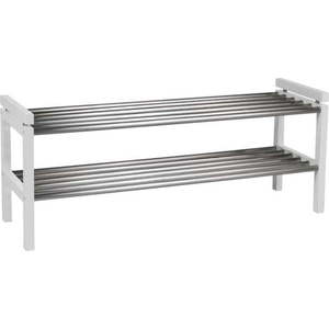 Bílý botník z dubového dřeva Confetti – Rowico obraz