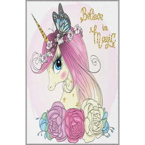 Dětský protiskluzový koberec Conceptum Hypnose Unicorn, 180 x 280 cm obraz