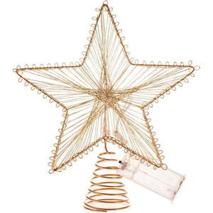 Světelná dekorace na baterky ve zlaté barvě Startop – Dakls obraz