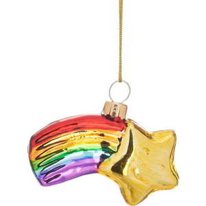 Skleněná ručně vyrobená vánoční ozdoba 4 cm Shooting Star – Sass & Belle obraz
