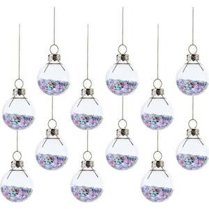 Skleněné vánoční koule v sadě 12 ks ø 3 cm Stars Mini – Sass & Belle obraz