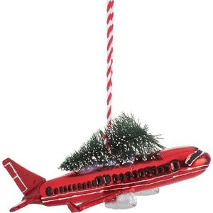 Ručně vyrobená vánoční ozdoba 5, 5 cm Airplane – Sass & Belle obraz