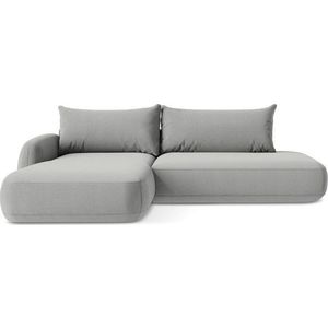 Světle šedá rozkládací rohová pohovka (levý roh/s lenoškou) Hale – Makamii obraz