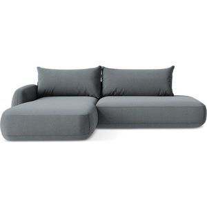 Šedomodrá rozkládací rohová pohovka (levý roh/s lenoškou) Hale – Makamii obraz