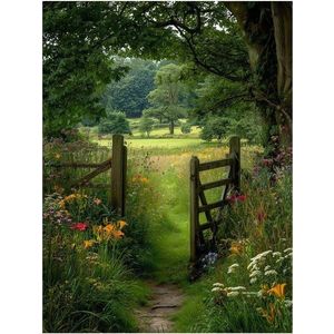 Obraz 60x80 cm Garden Gate – Styler obraz