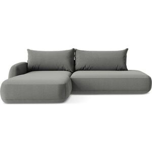 Šedá rozkládací rohová pohovka (levý roh/s lenoškou) Hale – Makamii obraz