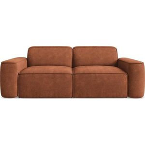 Žinylková pohovka v terakotové barvě 204 cm Omao – Makamii obraz