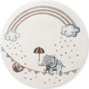 Krémový dětský koberec ø160 cm Walk like an Elephant Rainbow – Villeroy&Boch obraz