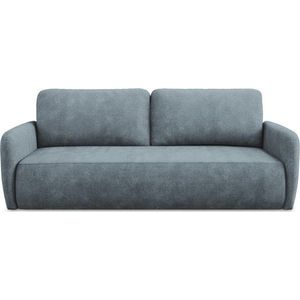 Šedomodrá žinylková rozkládací/s úložným prostorem pohovka 218 cm Lilo – Makamii obraz