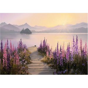 Obraz 113x85 cm Lupine Shore – Styler obraz