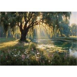Obraz 113x85 cm Sunlit Willow – Styler obraz