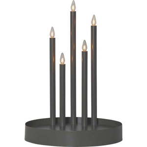 Černá světelná dekorace ø 32 cm Deco – Star Trading obraz