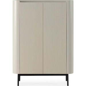Krémová skříňka 100x140x40 cm Willa – MOME obraz
