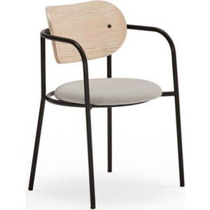 Světle šedá jídelní židle v dekoru jasanu Eclipse - Teulat obraz