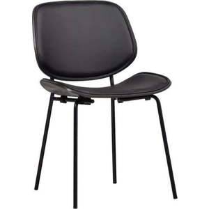 Černé jídelní židle v sadě 2 ks z imitace kůže Close In – WOOOD obraz