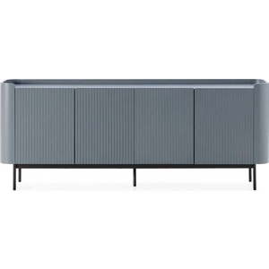 Šedomodrá komoda 200x80x40 cm Willa – MOME obraz