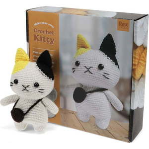 Kreativní sada DIY Crochet Cat – Rex London obraz
