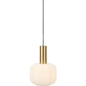 Černé/ve zlaté barvě závěsné svítidlo se skleněným stínidlem Sober – Markslöjd obraz