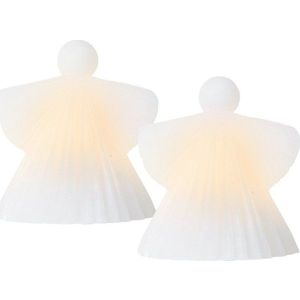 Bílé světelné dekorace v sadě 2 ks ø 9 cm Asta – Sirius obraz