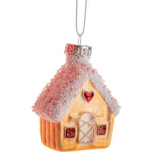 Skleněná vánoční ozdoba 7 cm House – Dakls obraz