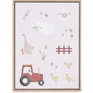 Dětský obrázek 30x40 cm Pecky – Kave Home obraz